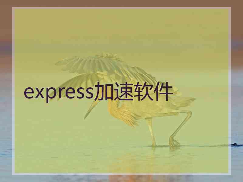 express加速软件