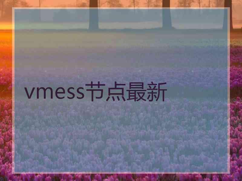 vmess节点最新