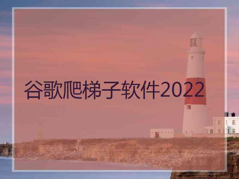 谷歌爬梯子软件2022