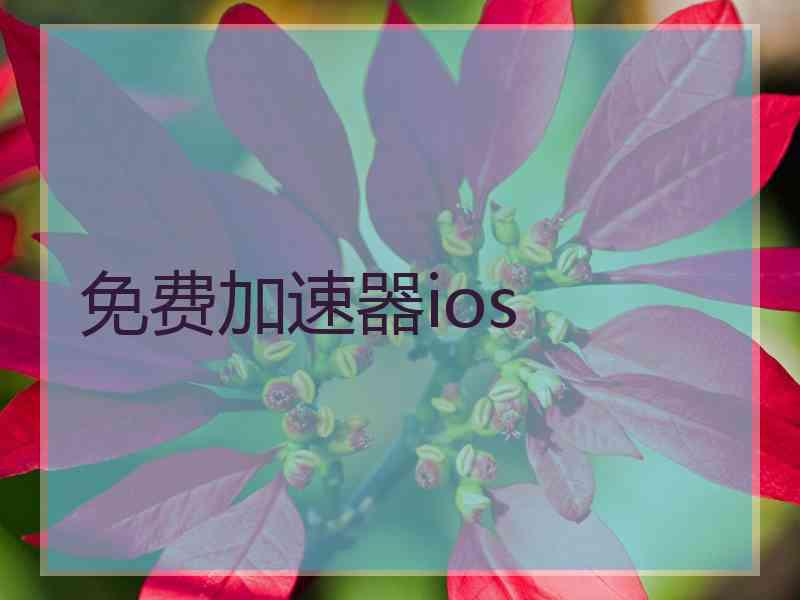 免费加速器ios