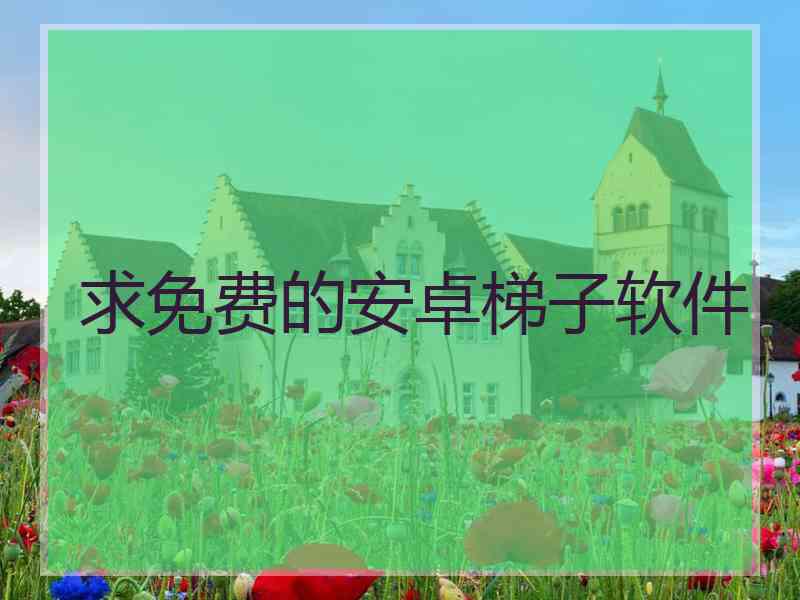 求免费的安卓梯子软件