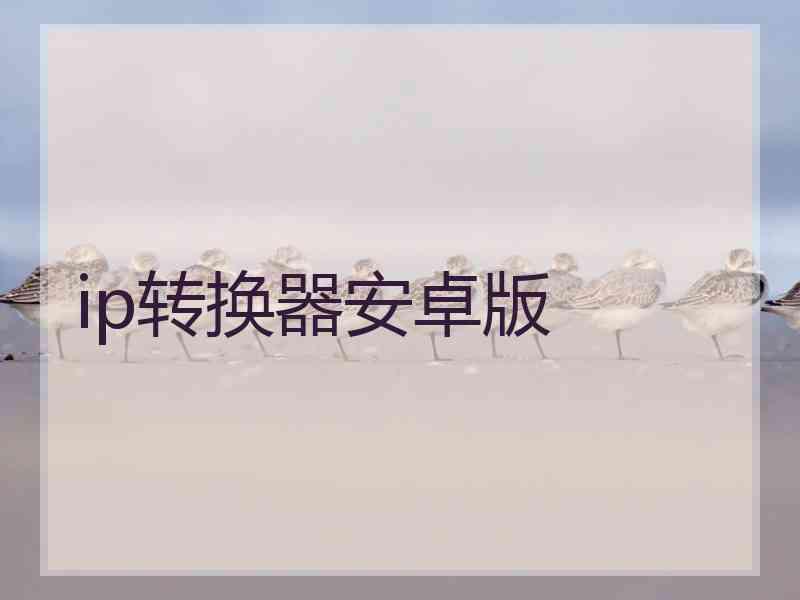 ip转换器安卓版
