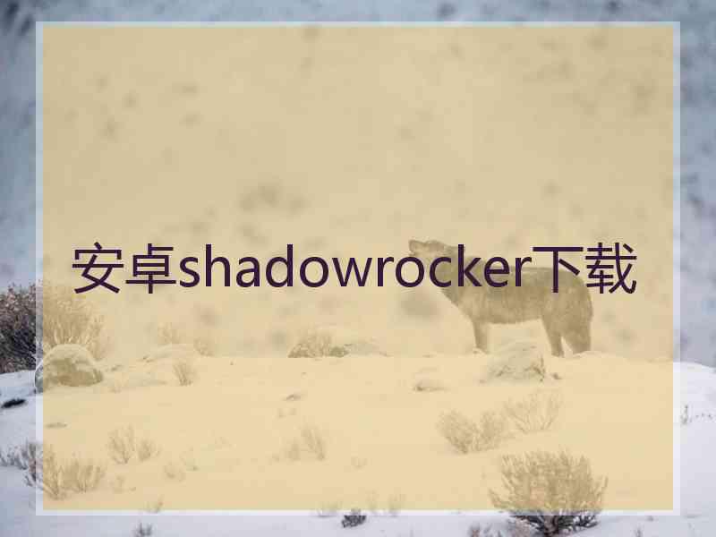 安卓shadowrocker下载