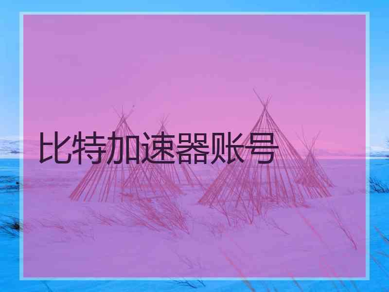比特加速器账号