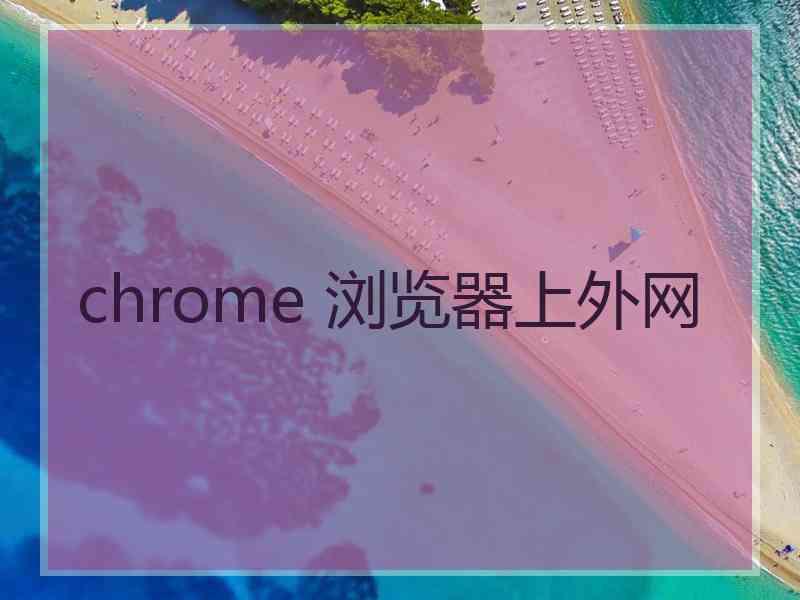 chrome 浏览器上外网