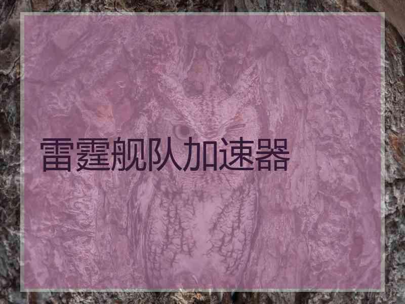 雷霆舰队加速器