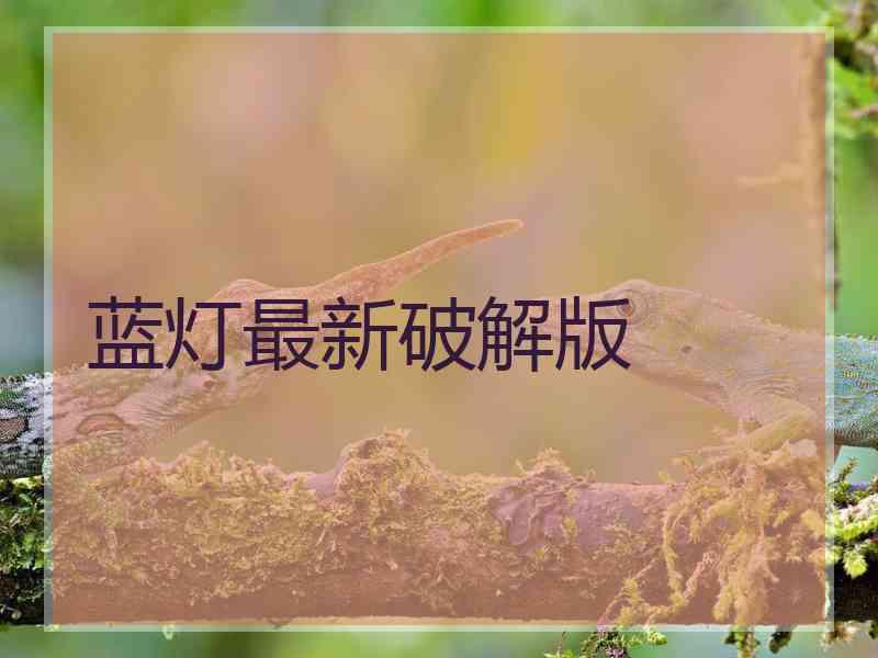 蓝灯最新破解版