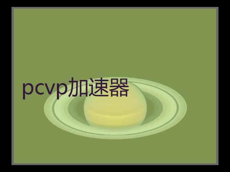 pcvp加速器