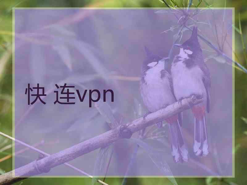 快 连vpn