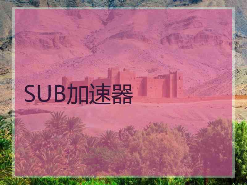 SUB加速器