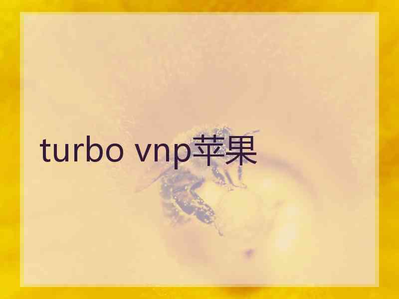 turbo vnp苹果