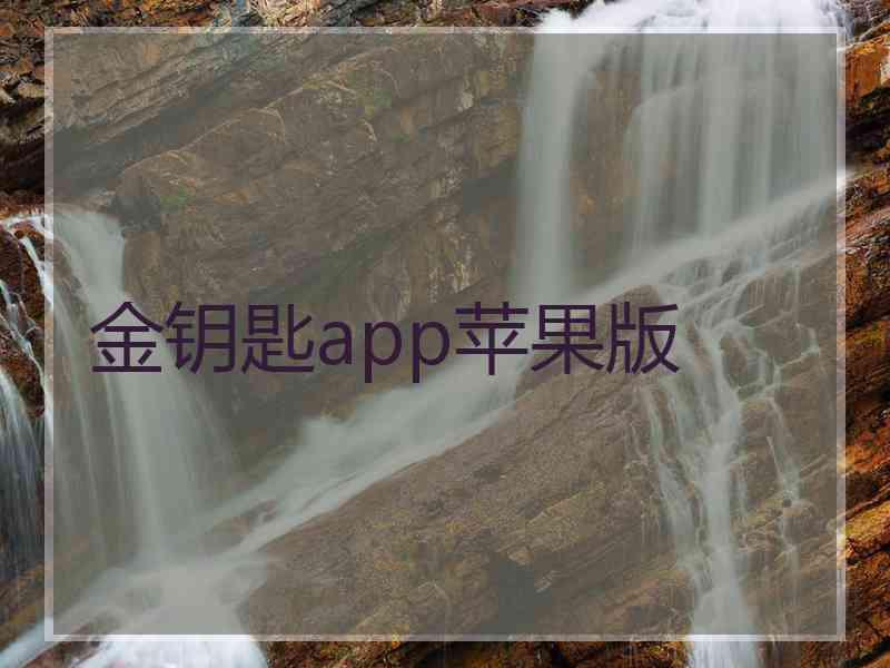 金钥匙app苹果版