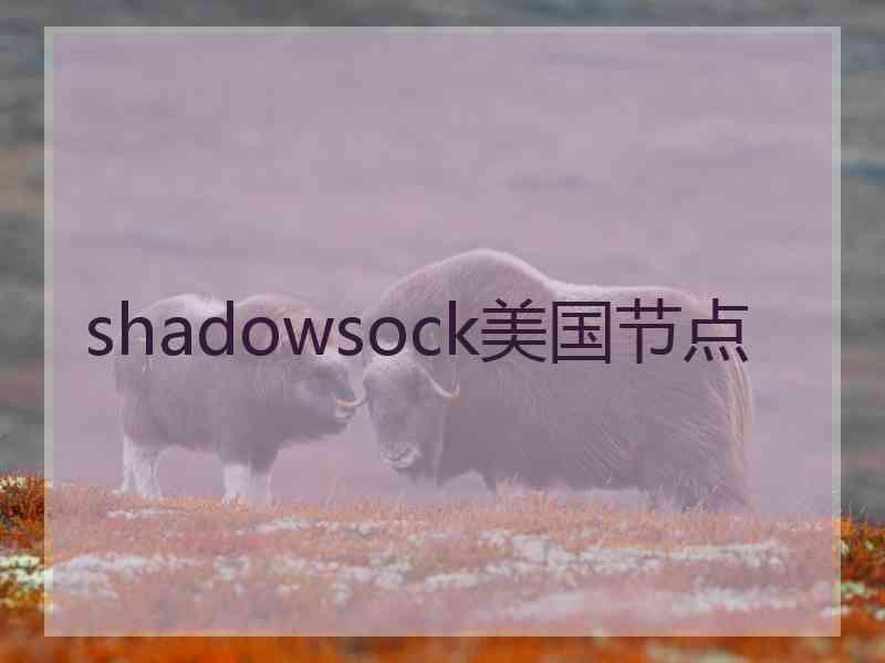 shadowsock美国节点