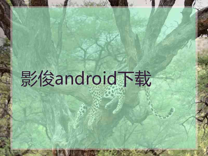 影俊android下载