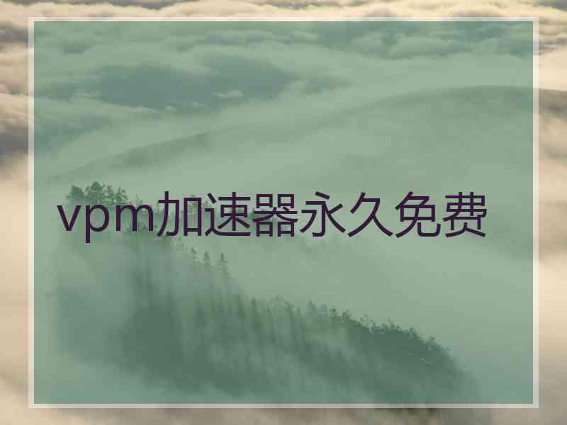 vpm加速器永久免费