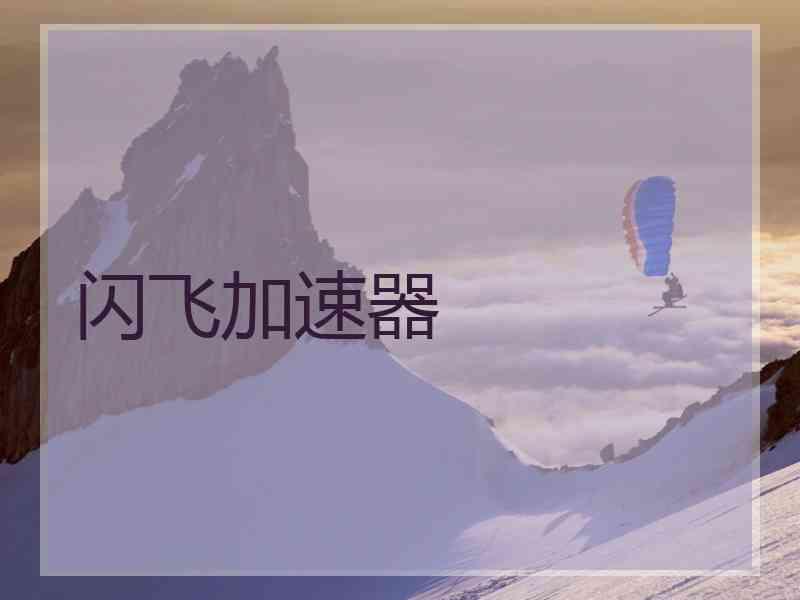 闪飞加速器