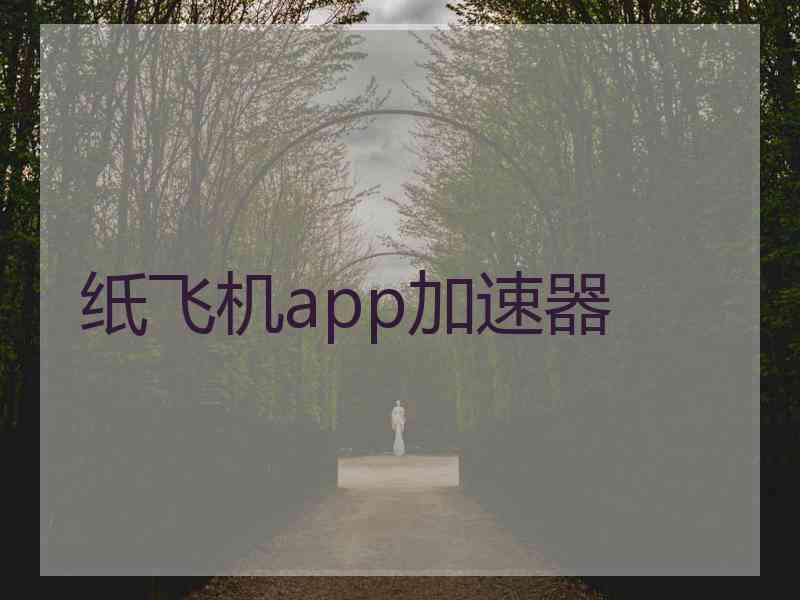 纸飞机app加速器