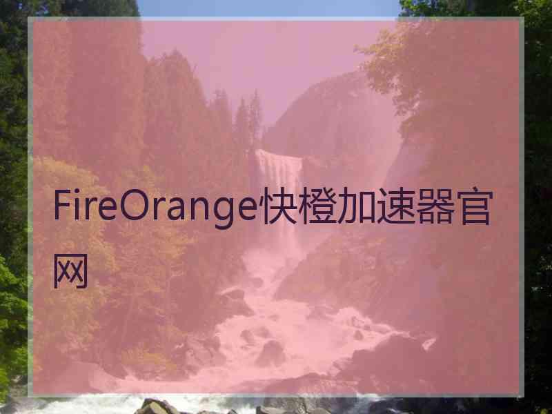 FireOrange快橙加速器官网