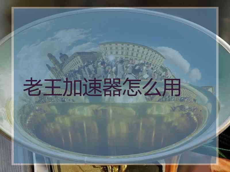 老王加速器怎么用