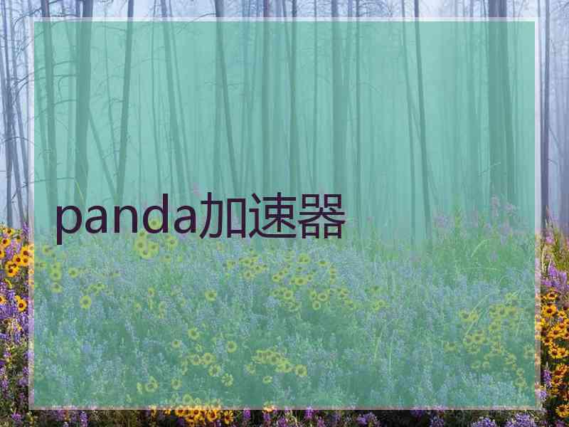 panda加速器