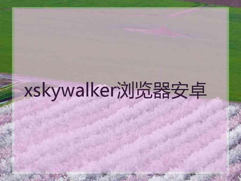 xskywalker浏览器安卓