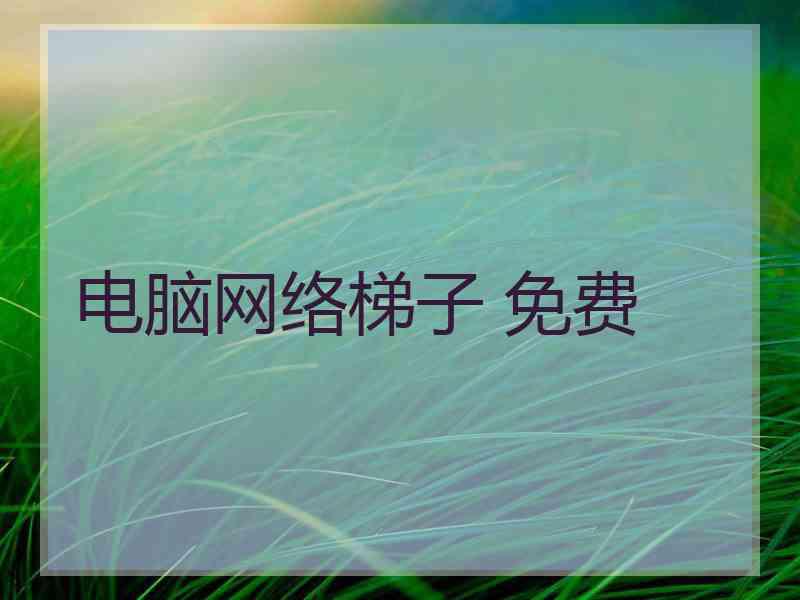 电脑网络梯子 免费