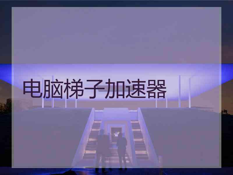 电脑梯子加速器