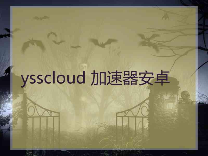 ysscloud 加速器安卓