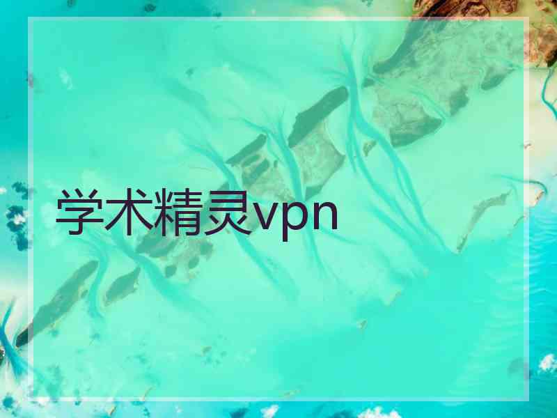 学术精灵vpn