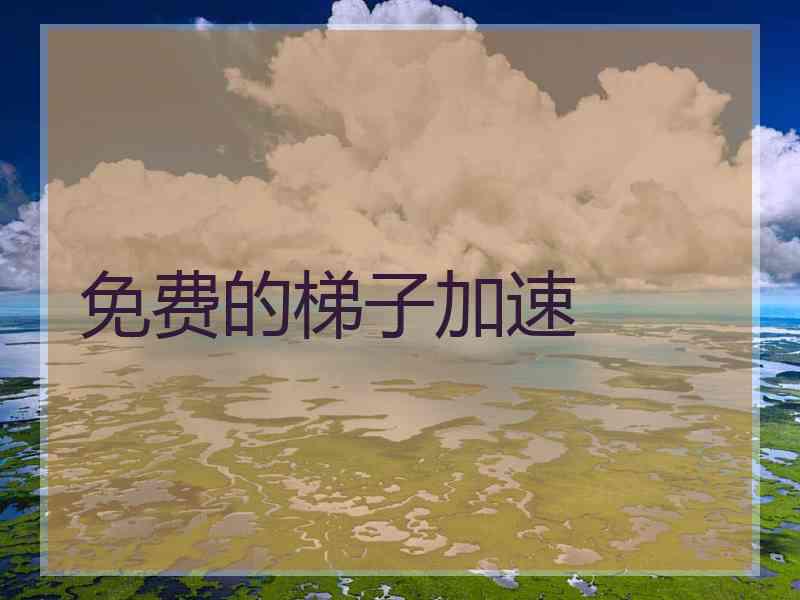 免费的梯子加速