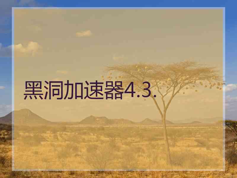 黑洞加速器4.3.