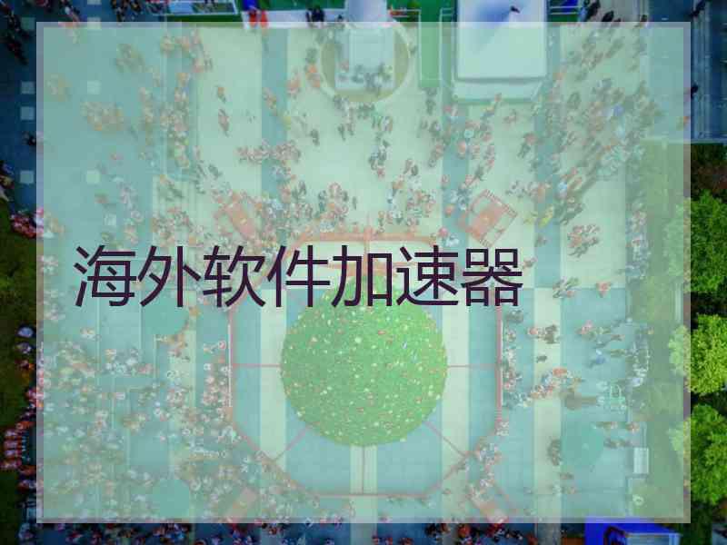 海外软件加速器
