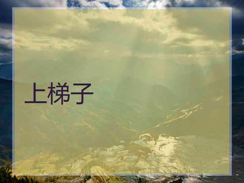 上梯子