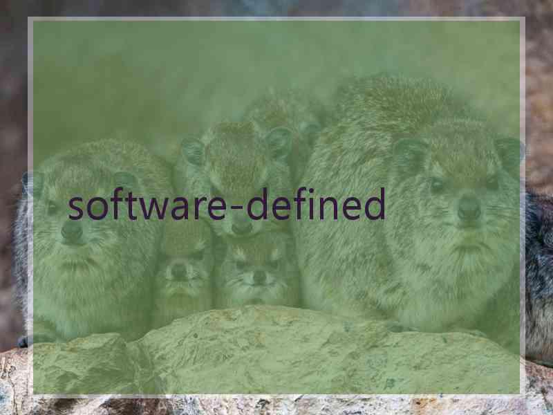  software-defined