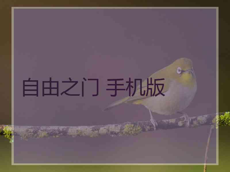 自由之门 手机版