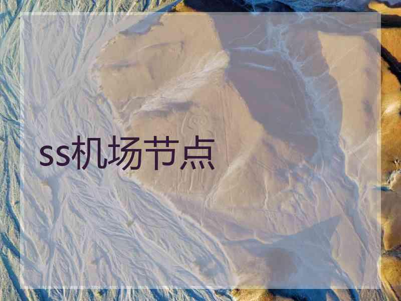 ss机场节点