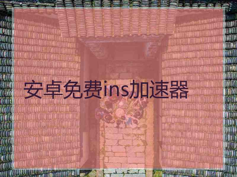 安卓免费ins加速器