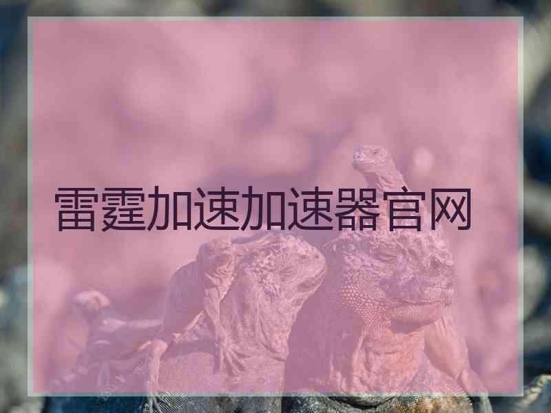 雷霆加速加速器官网