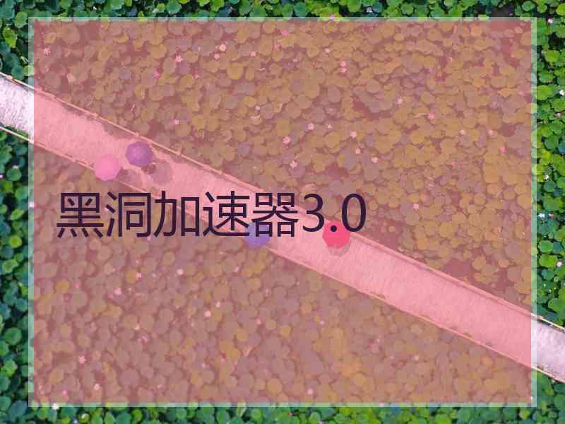 黑洞加速器3.0