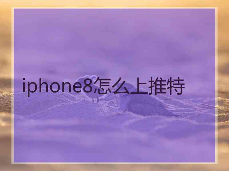 iphone8怎么上推特