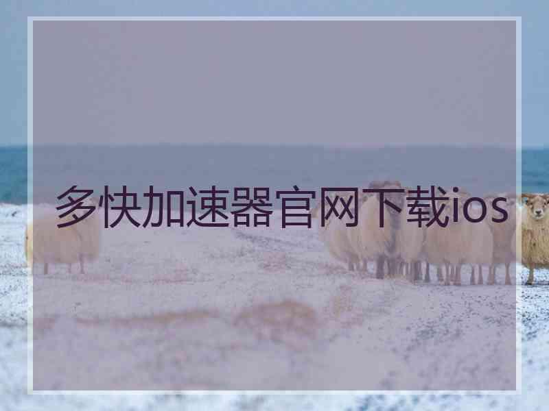 多快加速器官网下载ios