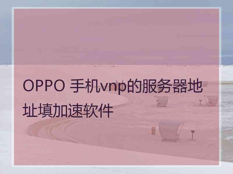 OPPO 手机vnp的服务器地址填加速软件