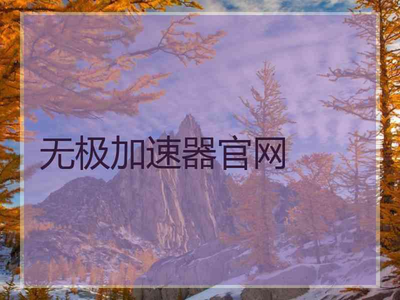 无极加速器官网