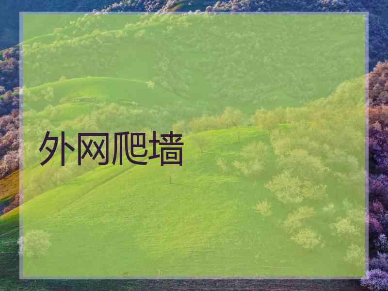 外网爬墙