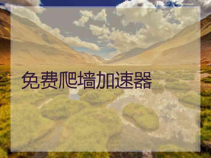 免费爬墙加速器