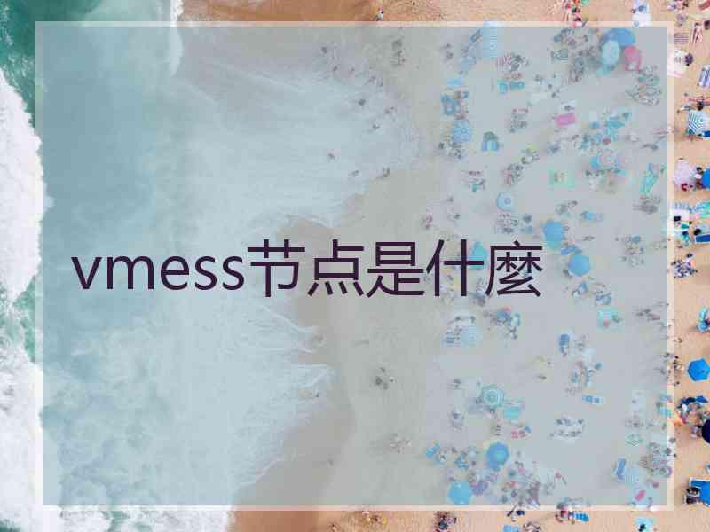 vmess节点是什麼