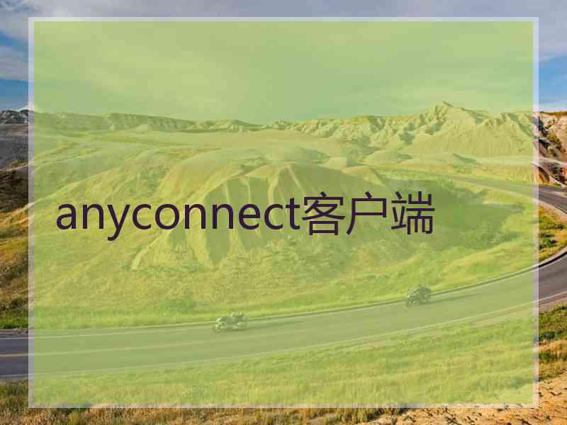 anyconnect客户端