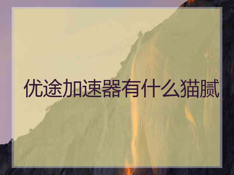 优途加速器有什么猫腻