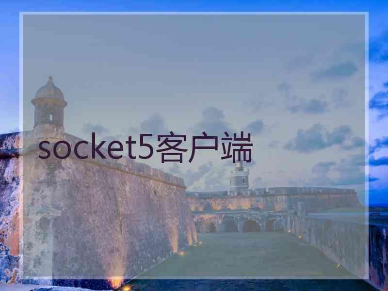 socket5客户端