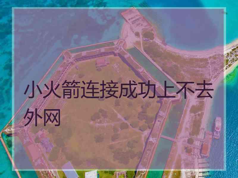 小火箭连接成功上不去外网